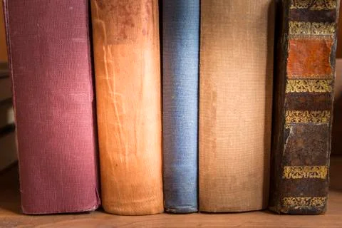 Stack of old books Stock Photos