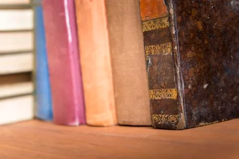 Stack of old books Stock Photos
