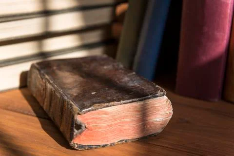 Stack of old books Stock Photos