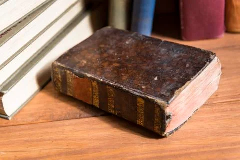 Stack of old books Stock Photos