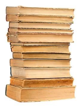 Stack of old books Stock Photos