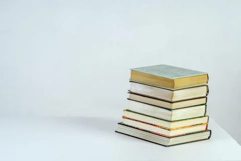 Stack of old books Foto stock