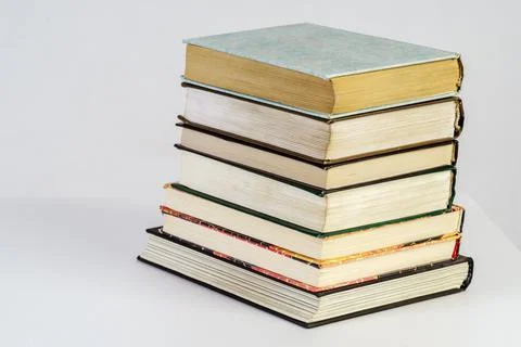 Stack of old books Stock Photos