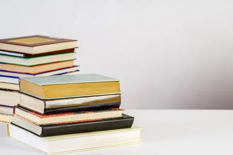 Stack of old books Stock Photos