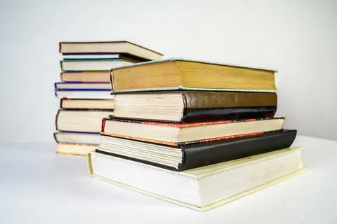 Stack of old books Stock Photos