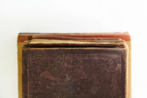 Stack of old books. Foto stock