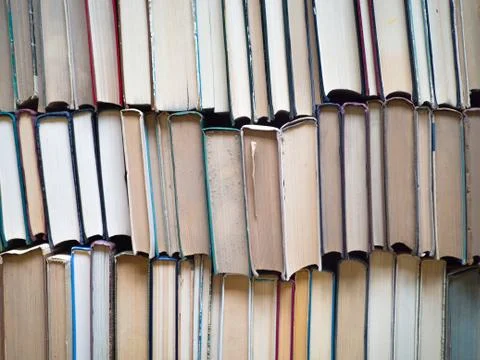 Stack of an old books. Wisdom, knowledge and education concept concept. Foto stock