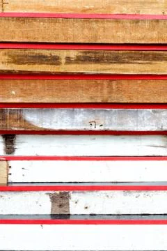 Stack of Old Lumbers. Foto stock