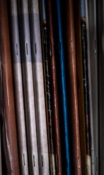 Stack of old magazines Stock Photos