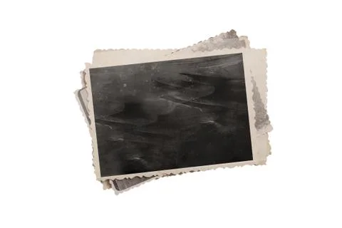 Stack of old photos Stock Photos