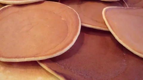 Stack of Pancakes as Bckground Stock Footage 321390046