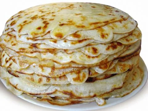 Stack of pancakes Foto stock