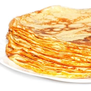 Stack of pancakes Foto stock