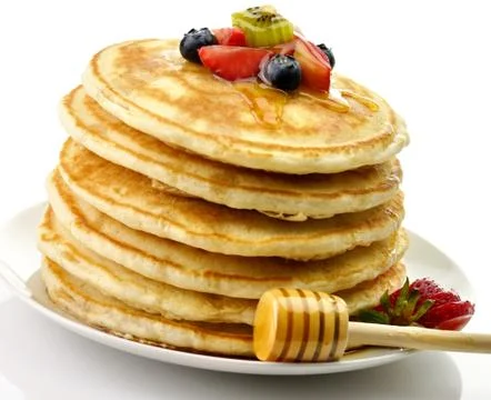 Stack of pancakes Stock Photos