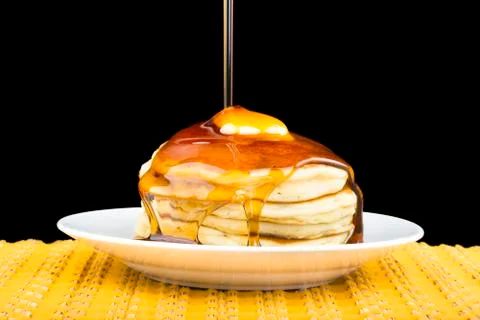 Stack of pancakes Stock Photos