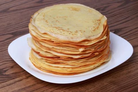 Stack of pancakes Stock Photos
