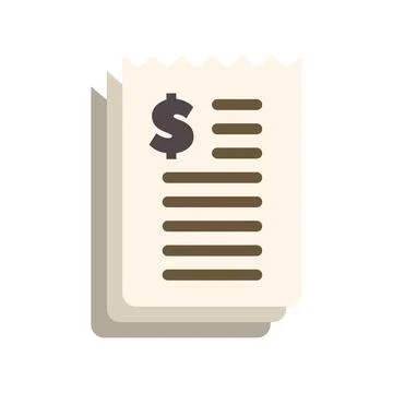 Stack of paper bills showing dollar sign for payment イラスト素材