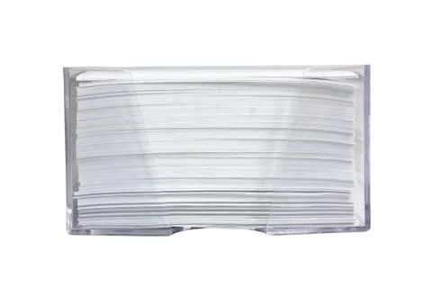 Stack of paper in a box Foto stock