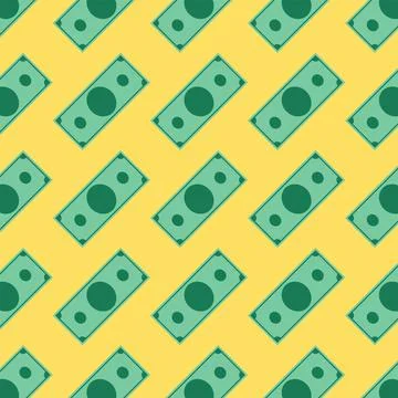 Stack of paper currency pattern,vector. Illustrazione stock