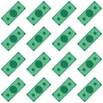 Stack of paper currency template,vector. Illustrazione stock