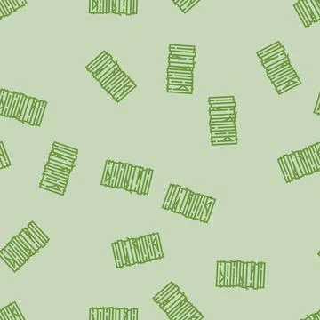 Stack paper document line seamless pattern Stock Illustration