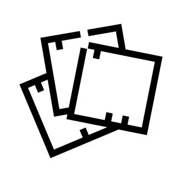Stack of paper documents creating files icon Illustrazione stock