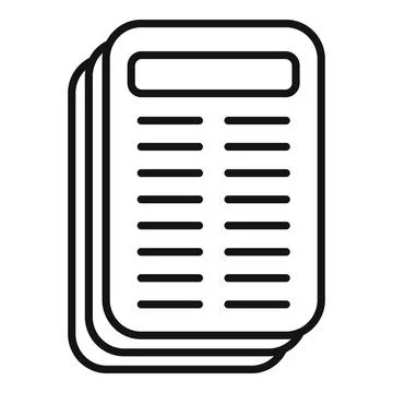 Stack of paper forms is representing bureaucracy and paperwork Stock Illustration