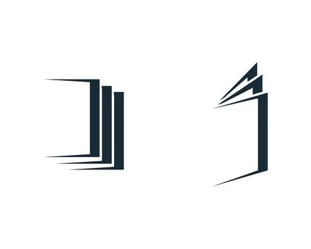 Stack of Paper Icon Vector Logo Template Illustration Design Stock Illustration
