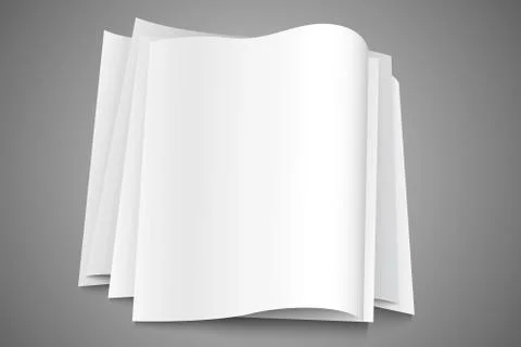 Stack of paper Illustrazione stock