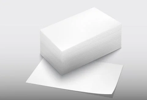 Stack of paper Stock Illustration