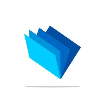 Stack of Paper Logo Template Illustration Design. Vector EPS 10. 스톡 일러스트