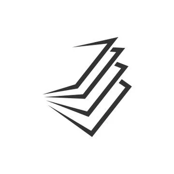 Stack of Paper Money Logo Template Illustration Design. Vector EPS 10. 스톡 일러스트