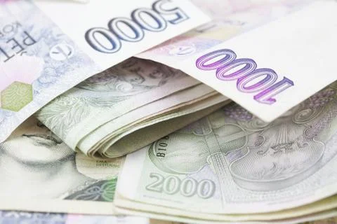 Stack of paper money 库存照片
