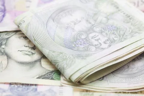Stack of paper money Stock Photos