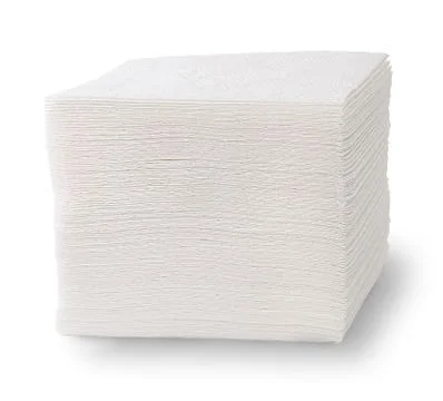 Stack of paper napkins Stock Photos
