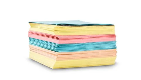 Stack of paper Stock Photos