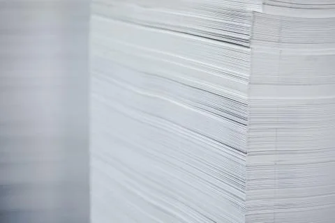 Stack of paper Stock Photos