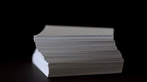 Stack of paper Stock Photos