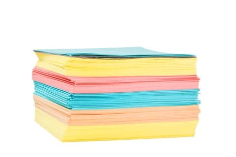 Stack of paper to record 写真素材