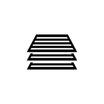 Stack of Papers Documents Flat Vector Icon Illustrazione stock