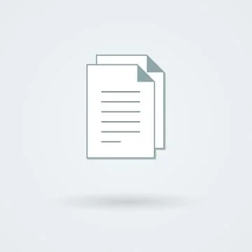 Stack of papers. Stock Illustration