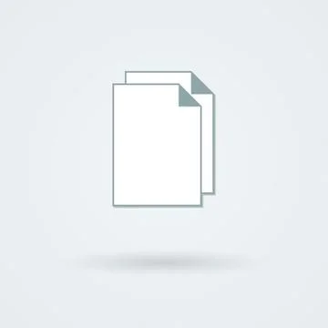 Stack of papers. Stock Illustration