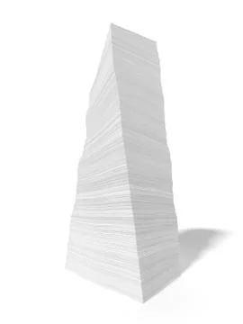 Stack Of Papers Illustrazione stock