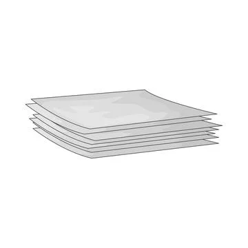 Stack of papers illustration Illustrazione stock