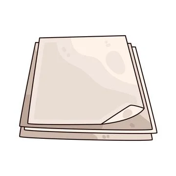 Stack of papers illustration Stock Illustration