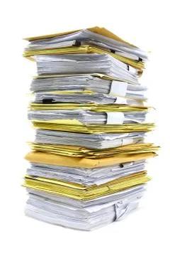 Stack of papers Stock Photos