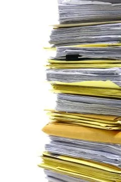 Stack of papers Stock Photos