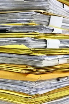 Stack of papers Stock Photos
