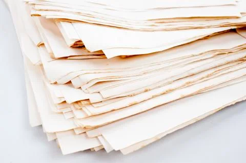 Stack of papers Stock Photos