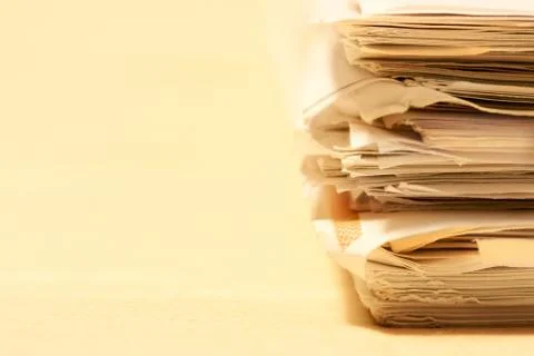 Stack of papers Stock Photos
